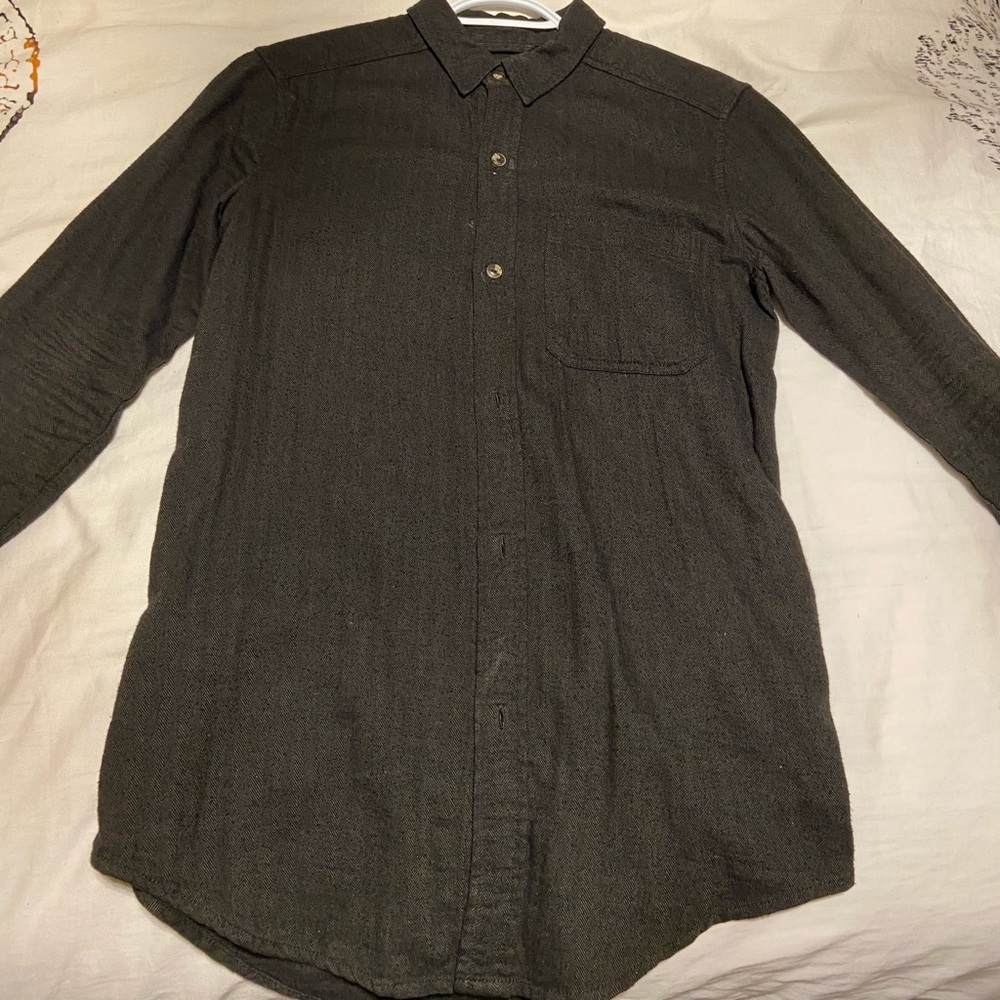 Dark green button up TNA